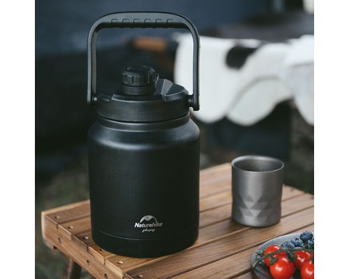 Термос Naturehike NH22SJ001 304 сталь 2.5 л чорний (6927595706978)