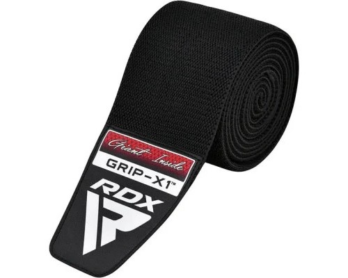 Бинт для спорту RDX на коліна K1 GYM Knee Wraps Full Black (WAH-K1FB)