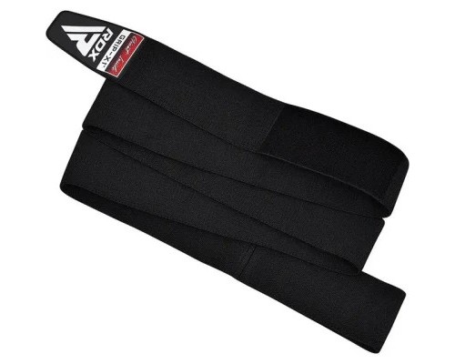 Бинт для спорту RDX на коліна K1 GYM Knee Wraps Full Black (WAH-K1FB)