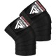 Бинт для спорту RDX на коліна K1 GYM Knee Wraps Full Black (WAH-K1FB)
