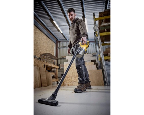 Пилосос будівельний DeWALT 18 B XR Li-lon, діаметр шланга 31,8 мм, 21,7 л/с, 1.5 кг (без АКБ та ЗУ) (DCV501LN)