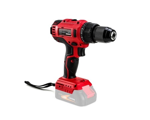 Шуруповерт GTM DSI18/60BL з ударом, 18В, 60Нм (без АКБ та ЗП) (DSI18/60BL_BARE TOOL)