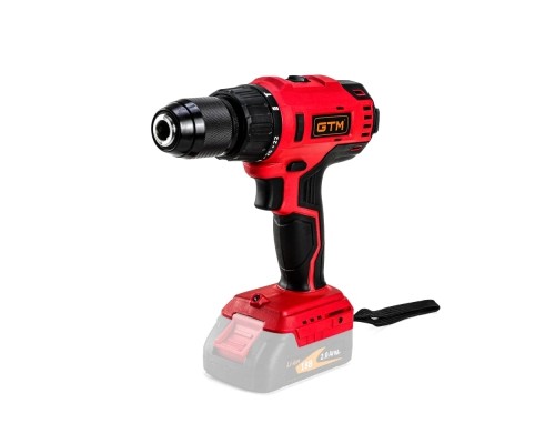 Шуруповерт GTM DSI18/60BL з ударом, 18В, 60Нм (без АКБ та ЗП) (DSI18/60BL_BARE TOOL)