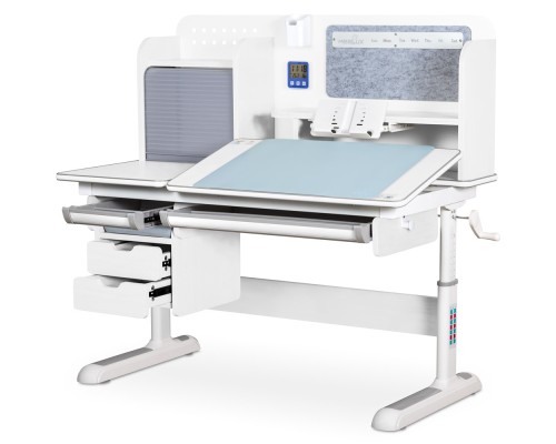 Парта Mealux Winnipeg Multicolor Plus WG Grey (BD-630 WG з тумбою)