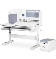 Парта Mealux Winnipeg Multicolor Plus WG Grey (BD-630 WG з тумбою)