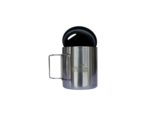 Чашка туристична Tramp 400 мл Steel (UTRC-137-metal)