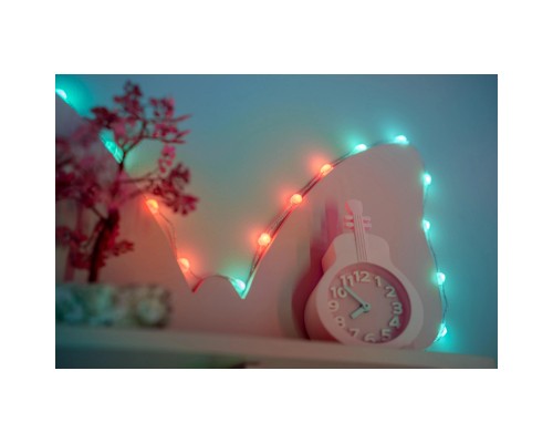 Гірлянда Twinkly Smart LED, Strings USB 200 Heart-shaped RGB LEDs, Green Wire, USB-C 12м (TWKH200RGB-G)