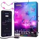 Гірлянда Twinkly Smart LED, Strings USB 200 Heart-shaped RGB LEDs, Green Wire, USB-C 12м (TWKH200RGB-G)