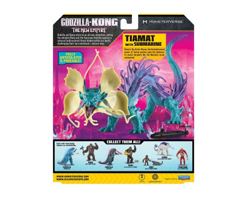 Фігурка Godzilla vs. Kong Тіамат з підводним човном (35214) Фігурка Godzilla vs. Kong Тіамат з підводним човном (35214)