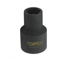 Головка торцева Toptul для пошкоджених гайок 1/2″ 16мм (BAAK1616)