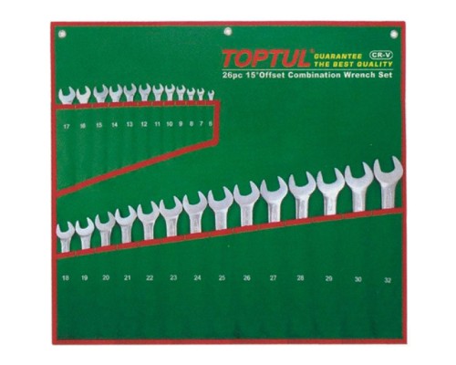 Ключ Toptul комбінований 26 шт 6-32 мм (GAAA2604)