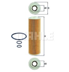 Фільтр масляний Mahle OX183/5D