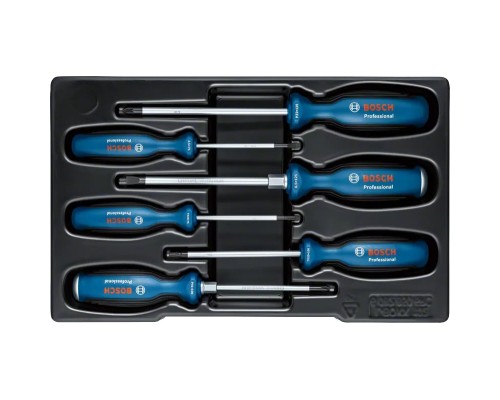 Викрутка Bosch набір 6шт, SL 3.5, 6.5 мм, Т15х75мм, Т20х100мм, PH1x100мм, PZ2x125 мм (1.600.A02.CV3)