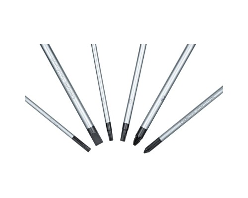 Викрутка Bosch набір 6шт, SL 3.5, 6.5 мм, Т15х75мм, Т20х100мм, PH1x100мм, PZ2x125 мм (1.600.A02.CV3)