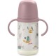 Поїльник-непроливайка Suavinex A walk in the park з силіконовим носиком, 270 мл, +6 місяців, рожева (308289)