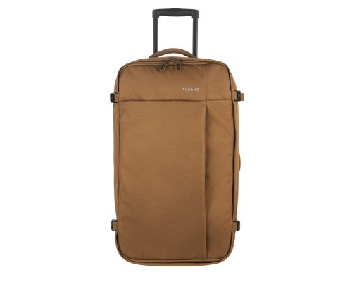 Дорожня сумка Tucano Tugo Trolley на 2-х колесах M 45 л коричнева (BTRTUG-M-MC)