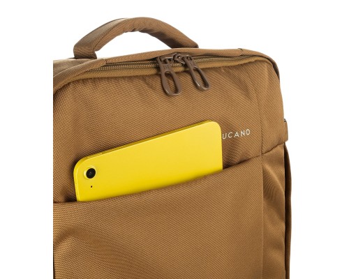 Дорожня сумка Tucano Tugo Trolley на 2-х колесах M 45 л коричнева (BTRTUG-M-MC)