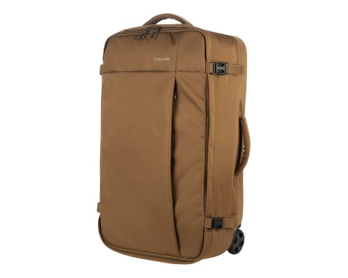 Дорожня сумка Tucano Tugo Trolley на 2-х колесах M 45 л коричнева (BTRTUG-M-MC)