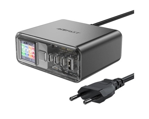 Зарядний пристрій Acefast 4xUSB 218W (3xUSB-C + USB-A) Gan Z4 Fast Charger (6974316282587)