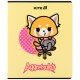 Зошит Kite Aggretsuko, 24 аркуші, клітинка (AR25-238)