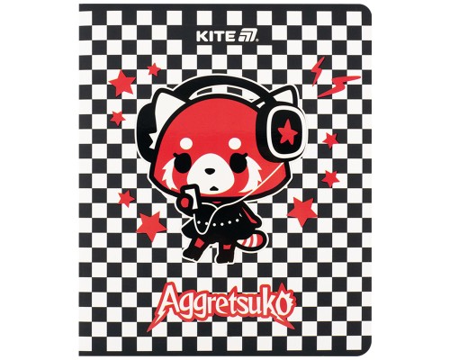 Зошит Kite Aggretsuko, 24 аркуші, клітинка (AR25-238)