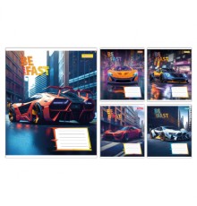 Зошит 1 вересня Be Fast А5 12 аркушів клітинка (768004)