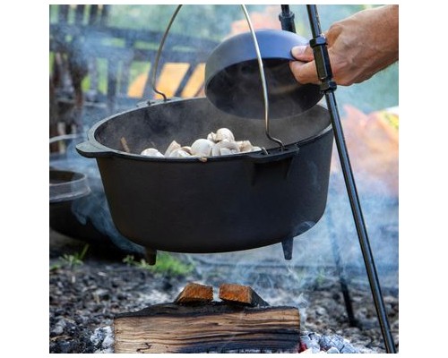 Котел туристичний Bo-Camp Dutch Oven Cast Iron 31 cm / 5 L Black (2122410) (DAS303290)