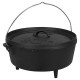 Котел туристичний Bo-Camp Dutch Oven Cast Iron 31 cm / 5 L Black (2122410) (DAS303290)