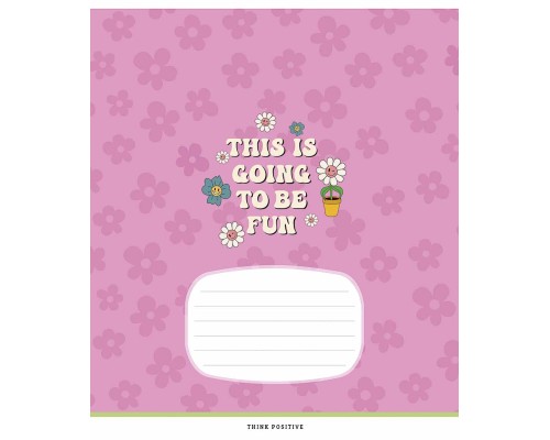 Зошит Школярик Cool phrases 12 аркушів лінія (012-3350L)