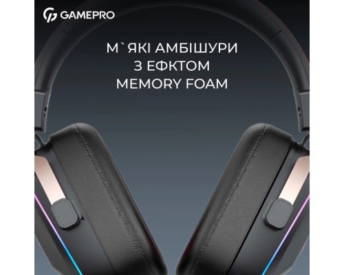 Навушники GamePro Asgard Valkyria RGB Tri-Mod (HSW249B)