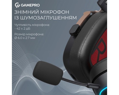Навушники GamePro Asgard Valkyria RGB Tri-Mod (HSW249B)