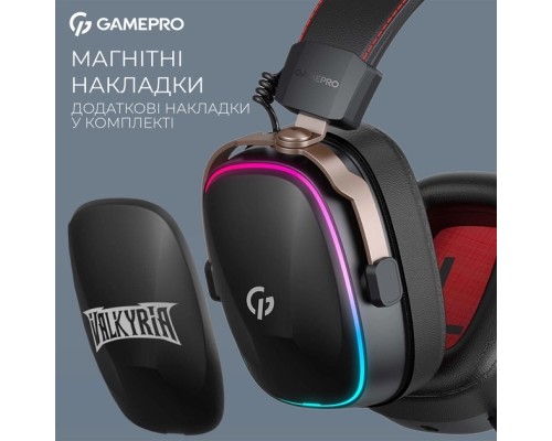 Навушники GamePro Asgard Valkyria RGB Tri-Mod (HSW249B)