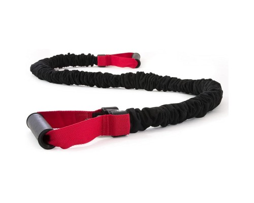 Еспандер Adidas Power Tube ADTB-10602 чорний, червоний 122 см (885652000277)