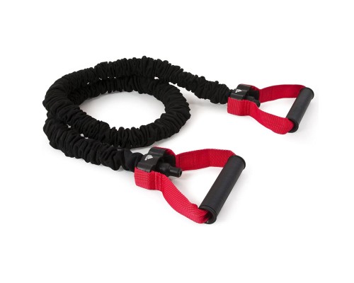 Еспандер Adidas Power Tube ADTB-10602 чорний, червоний 122 см (885652000277)