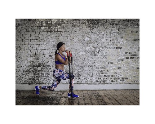 Еспандер Adidas Power Tube ADTB-10602 чорний, червоний 122 см (885652000277)