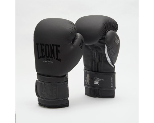 Боксерські рукавички Leone GN059 Black/White 10 унцій (GN059_Bl/White_10oz)