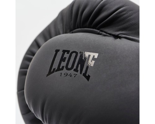 Боксерські рукавички Leone GN059 Black/White 10 унцій (GN059_Bl/White_10oz)