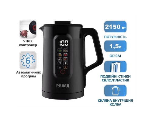 Електрочайник PRIME Technics PKD 1598 BG