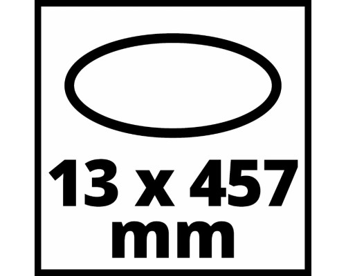 Наждачний папір Einhell стрічка до TE-BF 18 Li та TC-BF 500 E, 13x457 мм, 35 шт (4419817)