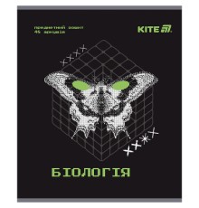 Зошит Kite предметний Techno 48 аркуші, клітинка, біологія (K25-240-7)