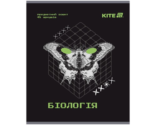 Зошит Kite предметний Techno 48 аркуші, клітинка, біологія (K25-240-7)