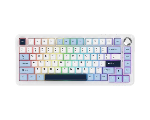 Клавіатура Ajazz AK820 MAX PLUS Daydream Switch RGB Wireless/Bluetooth/USB White (AK820MAX-DD-BWD)
