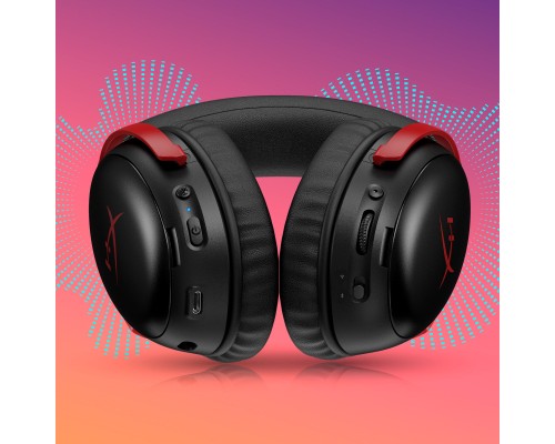 Навушники HyperX Cloud III S Wireless/USB-A/USB-C Black/Red (A59Z0AA)