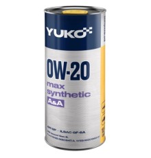 Моторна олива Yuko MAX SYNTHETIC A&A 0W-20 API SP 1л (4823110400913)
