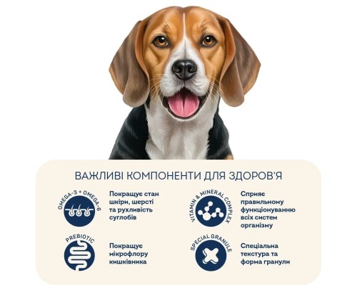 Сухий корм для собак Home Food ADULT MEDIUM/MAXI Grain-free hypoallergenic з качкою та нутом 1.6 кг (4820235021351)