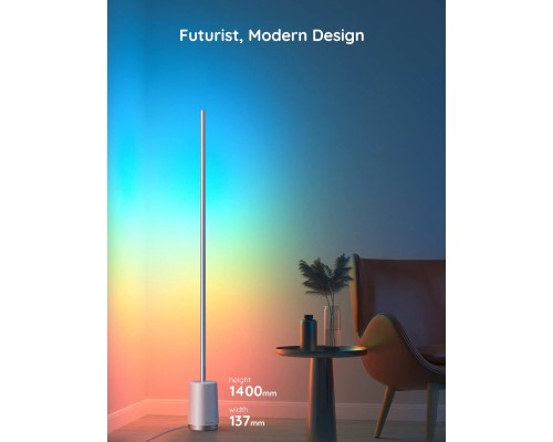 Світильник Govee H6072 Lyra, 1500Lm, RGBICWW, WI-FI/Bluetooth, white (H6072382)