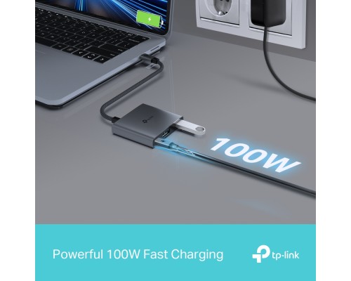 Концентратор TP-Link USB-C 3-in-1 1xUSB 3.0 + 1xUSB-C PD 100W + 1xHDMI (UH3020C)