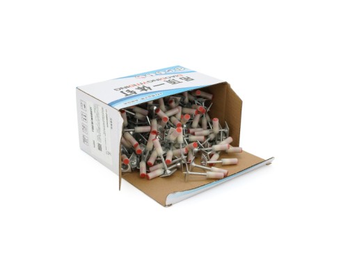 Цвяхи Voltronic монтажні піроксилінові, 8*34мм, квадратна шайба 18мм, 200 шт (YT-PMN32S20)