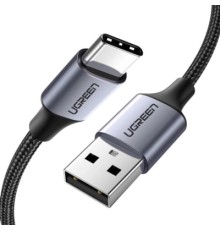 Дата кабель USB 2.0 AM to USB-C 0.5m 3A US288 black Ugreen (60125)