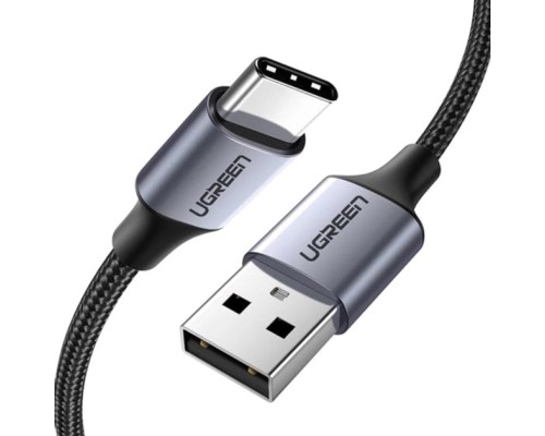 Дата кабель USB 2.0 AM to USB-C 0.5m 3A US288 black Ugreen (60125)
